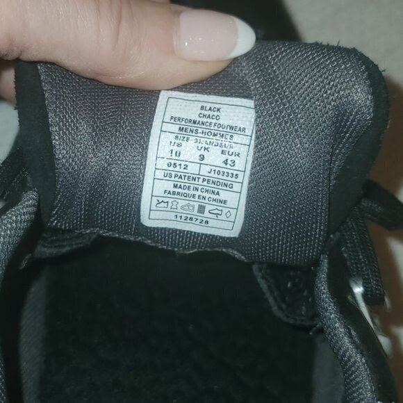 Chaco Eco Tread Black‎ Performance Walking Sz 10 Sneakers - Picture 4 of 12